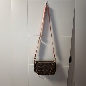 Brown Monogram Crossbody Bag